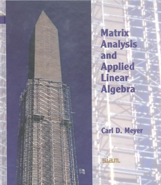 Matrix Analysis and Applied Linear Algebra - Carl D Meyer.